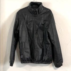 Obey Vegan Leather Jacket